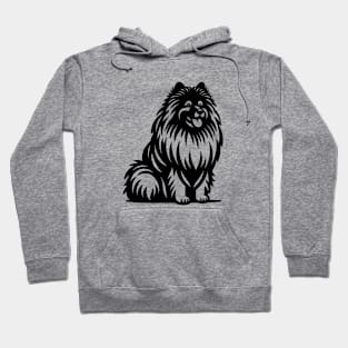 Keeshond Dog Hoodie